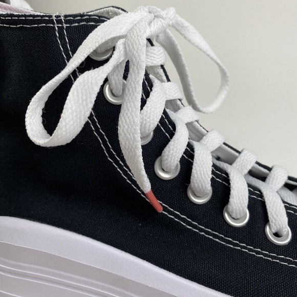 Converse All Star Move Hi Platform Sneakers Black/Pink Kids Size 6 Brand New - Picture 12 of 16